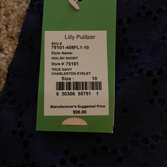 NWT Lilly Walsh Shorts in Charlestown Eyelet - Picture 4 of 4